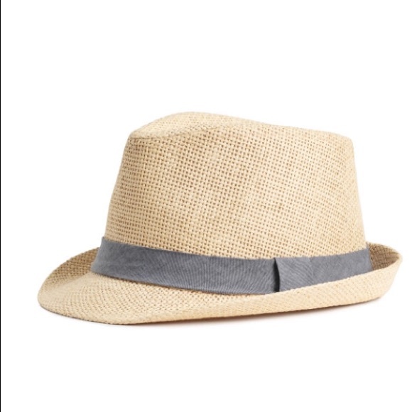 H&M Fedora Straw Hat 1 1/2-2yr - Picture 3 of 6